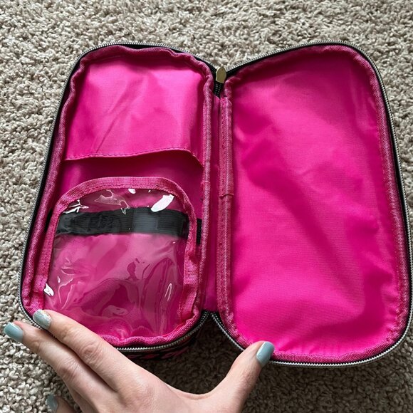 🆕NWOT Trina Turk  Double Zip Brush Case / Makeup & Cosmetic Case [Case #2] - Picture 6 of 7